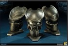 New Sealed Mailer  Sideshow Alien Vs Predator Avp Predator 1 4 Mask Set Of 3