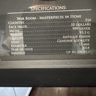2018 Fiji The War Room Masterpieces In Stone 3oz Antique Finish Silver Coin
