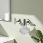 Bathroom Robe Hook And Towel Hook Wall Mounted Stainless Steel In Brushed Nickel