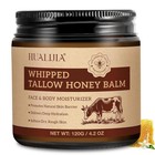 Organic Beef Tallow For Skin  Tallow And Honey Balm  4 2 Oz   Tallow Face Moistu