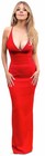 Sydney Sweeney Inspired Red Dress 5   6 Life Size Cardboard Cutout Standee