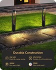 Edishine Low Voltage Landscape Light 3000k Warm White Led Landscape Lights 12 Pc