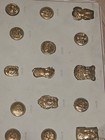 Estate Collection Lot  39  Rare Old Antique Buttons  Also European  Military 