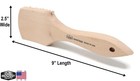 Brass Wire Utility Scrub Brush For Cleaning 9  Hardwood 9-inch Long 