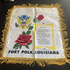 Vintage Us Army Fort Polk La 6th Armor Souvenir Mother Pillowcase