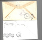 2 1946 Grand Junction Colorado First Flight Cvrs To Denver la   1 W border Env