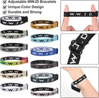 12pcs Wwjd Bracelet Pack  Christian Gifts Adjustable Wristbands  Wwjd Jesus Brac