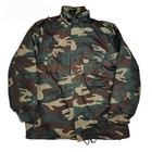 Army Cold Weather Field Jacket Size L Large Inner Removable Layer Hooded Coat