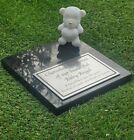 Personalised Granite Baby Memorial Plaque Flat Grave Marker Cemetery Headstone