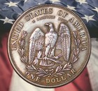 Pattern 1879 Washlady Dollar Judd-1603 Novelty Coin Modern Restrike Medal