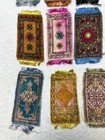 Lot Antique Mini Tobacco Felt  Silk Antique Luxury Cigarette Rug Collection