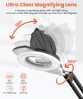 Professional Facial Steamer With 5x Magnifying Lamp  2-in-1 Esthetician Steam   