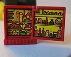Vintage Playskool Holiday Inn Playset Red Mini Fridge