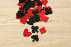 Glitter Playing Card Suit Shape Confetti Party Table Decor Choose Size   Amount