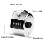 Hand Tally Counter  Handheld 4 Digit Lap Counter  Manual Mechanical Clicker Ho