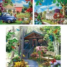 Bits And Pieces - Value Set Of Three 3 300 Piece Jigsaw Puzzles For Adults -    
