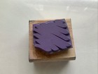 Vintage Stampin Up Shadow Scribble 2002 Single Rubber Stamp 1 5x1 5in