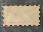 1937 First Detroit Cleveland Sky Train Flight Glider Cover Tri-motored Ford C19