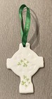 Irish Celtic Cross Knot Ornament Fine Bone China Royal Tara Ireland Clover