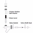 Beer Faucet Repair Kit - 4833k-kit- Parts 1ea -4350-4312-4308-4311-4324-4318