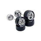 Cragar 5 Spoke Chrome Rims   11 13mm Staggered Goodyear Tires For Hot Wheels