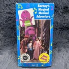 Barney The Dinosaur Barney s Magical Musical Adventure Vhs Tape 1992 Cartoon