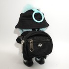 Labubu All Black 6-piece Outfit With Backpack Set  doll Not Included 
