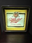 Vintage Rare Miller High Life Beer Wall Mount Bar Light Sign  Serviceable Look 