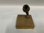 Vintage Antique Solid Brass Desk Top Pen Holder  b10 