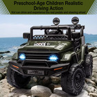 12v Kids Ride On Toy Electric Car Battery Power Wheel Jeep W remote Control Led