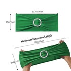 Chair Sashes Spandex Stretch Chair Bows With Buckle Slider For Wedding Party    