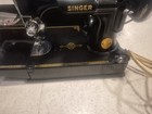Vintage Singer 221 Featherweight Sewing Machine W  Original Case Tested