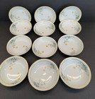 Set Of 12 - Vintage K   A Krautheim Selb Bavaria-gold Rim Floral Compote Bowls