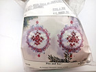Merri Mac Fire   Ice Holiday Satin Sequin Bead Christmas Ornament Kit 86-09 New