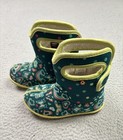 Bogs Baby Rain Boots Kids 9 Waterproof Shoes Rainbow Butterfly Faux Fur Lined