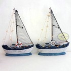 Handmade Wood Model 10  Sailing Boat Tall Ship Sailer Yacht Home Nautical Decor