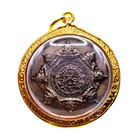 Thai Amulet Phra Pidta Buddha Hands Covering Eyes Rahu Eating The Moon