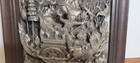 Exquisite Mid-century Thai Aluminum Alloy Relief Sculpture - The Ramakien Epic