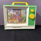 Fisher Price Sesame Street Wind Up Music Tv Toy Scrolling Scene Works