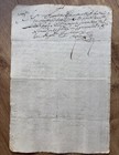 Rare 1687 Manuscript Spanish Colonial Artifact Granada Pirate Era Charles Ii