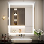 Bathroom Vanity Mirror W  Led Light Dimmable Illuminated Antifog Mirror For Wall