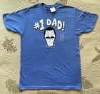 New Official Bob s Burgers   1  Dad Blue T-shirt L  With Tag