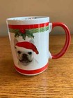 New 15-oz French Bulldog Christmas Holiday Mug Cup  Spoiled Rotten Dog