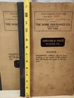 Vint Lot Of 4 Postal Insurance Coupon Books From The Home Insurance Co 1937-1946