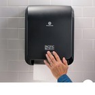 8  High-capacity Automated Touchless Paper Towel Dispenser By Gp Pro     Black  