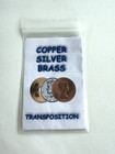 Copper Silver Brass Us Half Dollar English Penny Chinese Coin Money Magic Trick