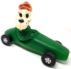 Royal Industries 1973 Vintage Race Car Dog Still Bank Hot Tod Roadster Green
