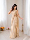 Women s Star Georgette Lehenga Choli Embroidered Sequin Ready Wear Wedding Party
