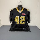 Onfield Reebok Men s  42 Darren Shaper New Orleans Saints Jersey Black Sz 52 Nfl