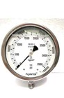 High Pressure Gauge Dual Scale Pointer 0-50000 Psi  0-3500 Kg 6 150mm Dial